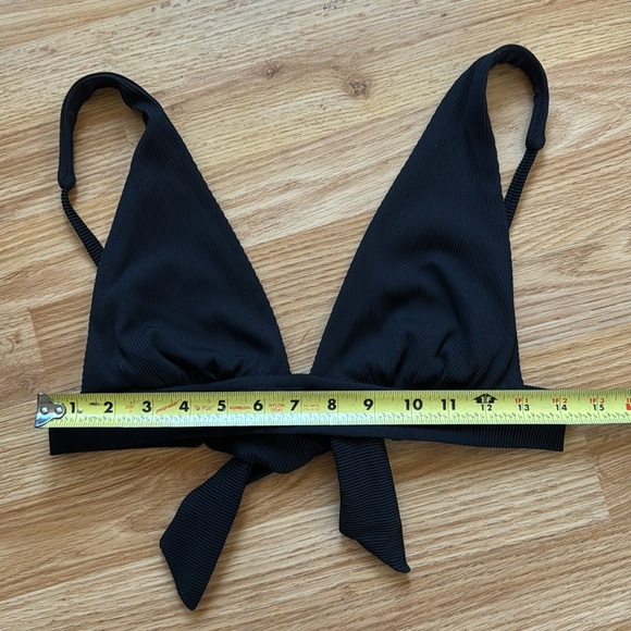 Aerie Black High-Waisted Bikini ✨ Top is Large / Bottoms are Small - Picture 7 of 15